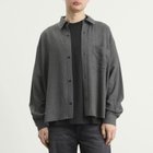 Won Hundred Men's Mazza Micro Check Shirt in Blackened Pearl