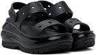 Crocs Black Mega Crush Sandals
