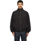 Dries Van Noten Purple & Green Jacquard Jacket