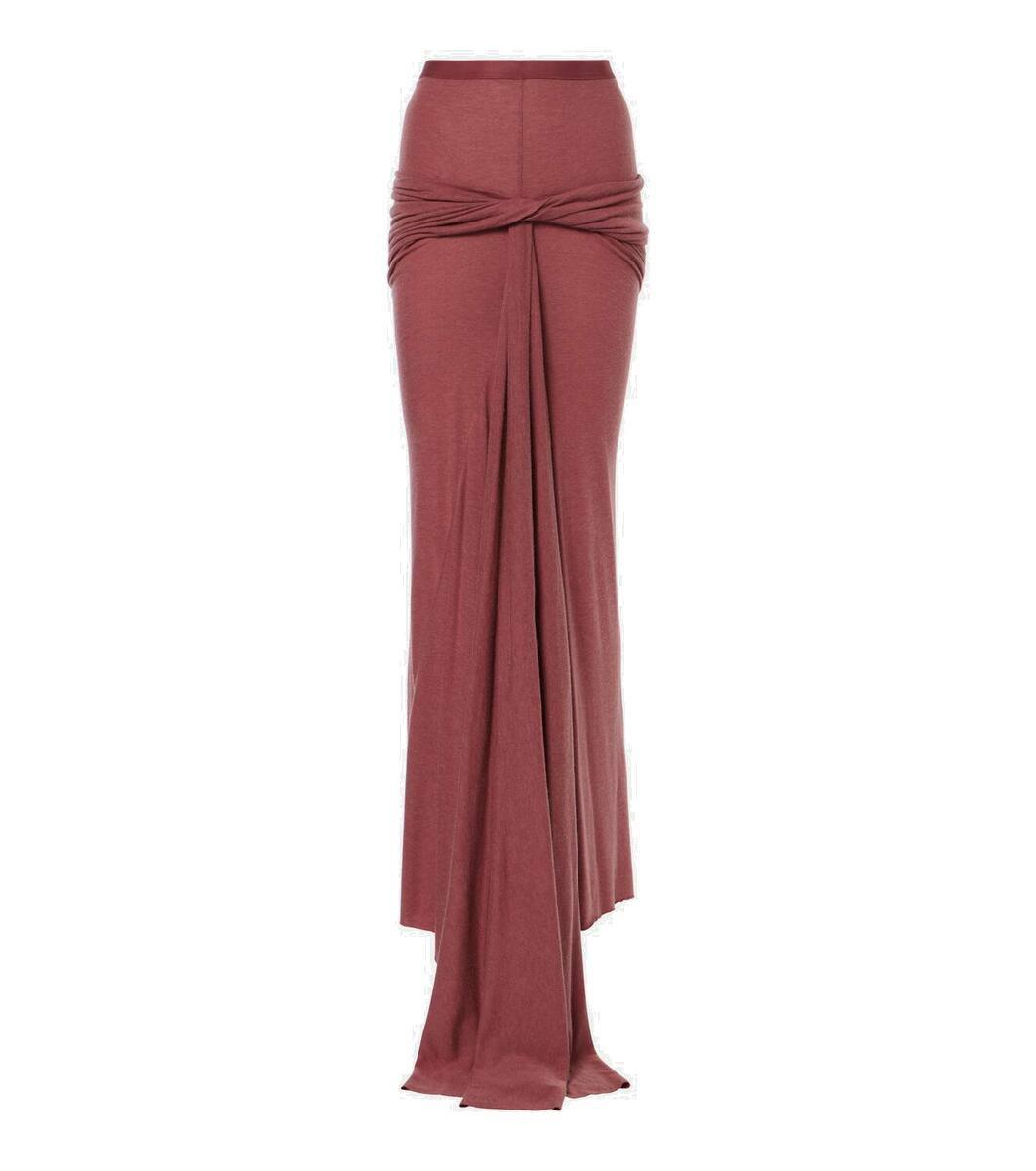 【関税＆送料込み】Rick Owens Draped Maxi Skirt Rick Owens Long draped high-waisted maxi skirt | The Fashion