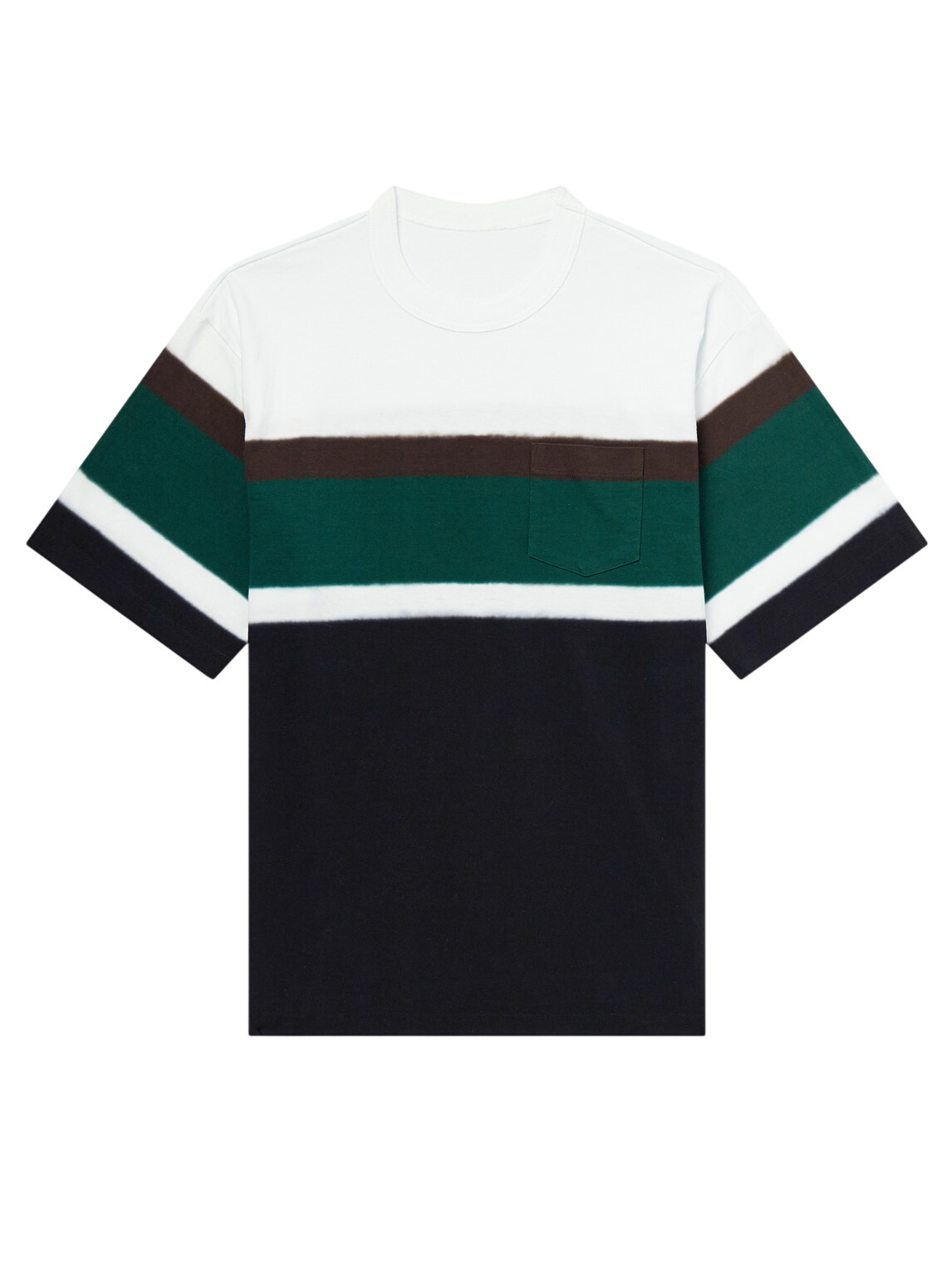 sacai Black WTAPS Edition Flock Print T-shirt Sacai