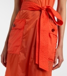 Saint Laurent Belted midi dress