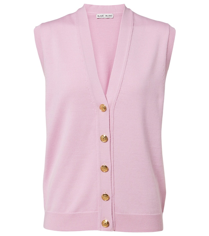 Photo: Blazé Milano Sebright wool, silk, and cashmere vest