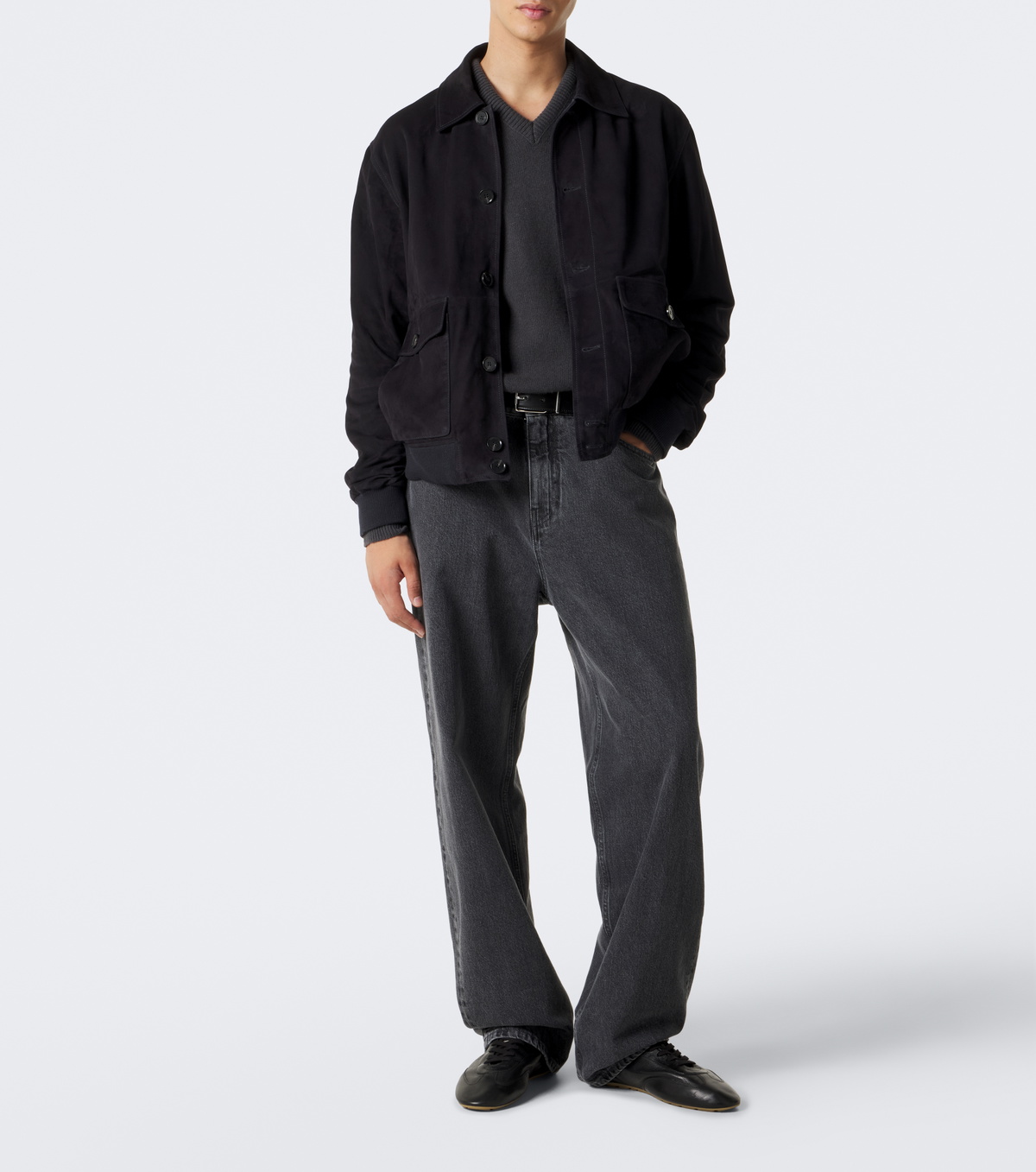 Arma Tomme reversible suede blouson jacket