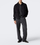 Arma Tomme reversible suede blouson jacket