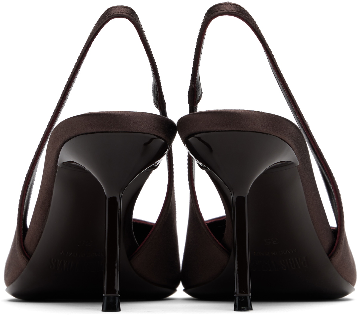 Paris Texas Brown Lidia Slingback 70 Heels
