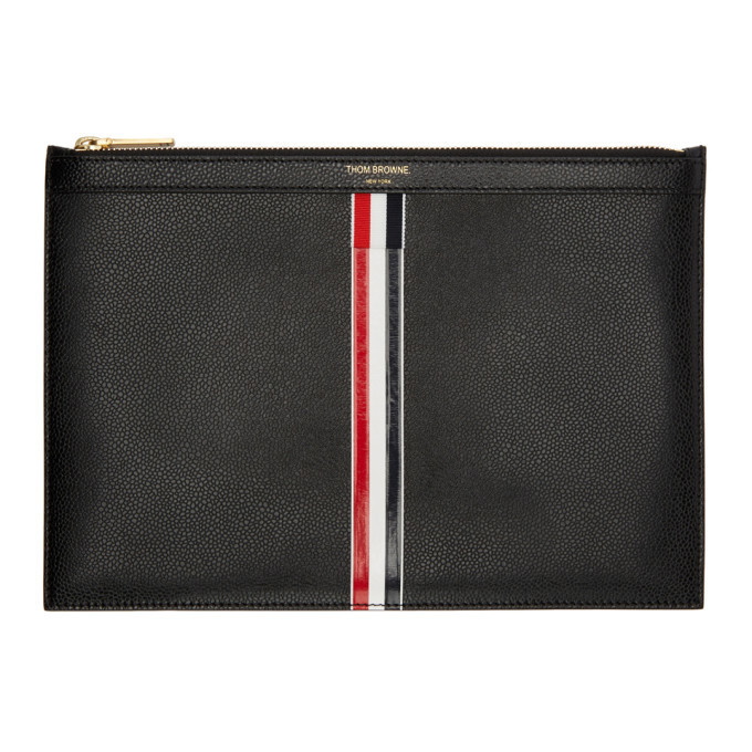 Photo: Thom Browne Black Small Tablet Holder