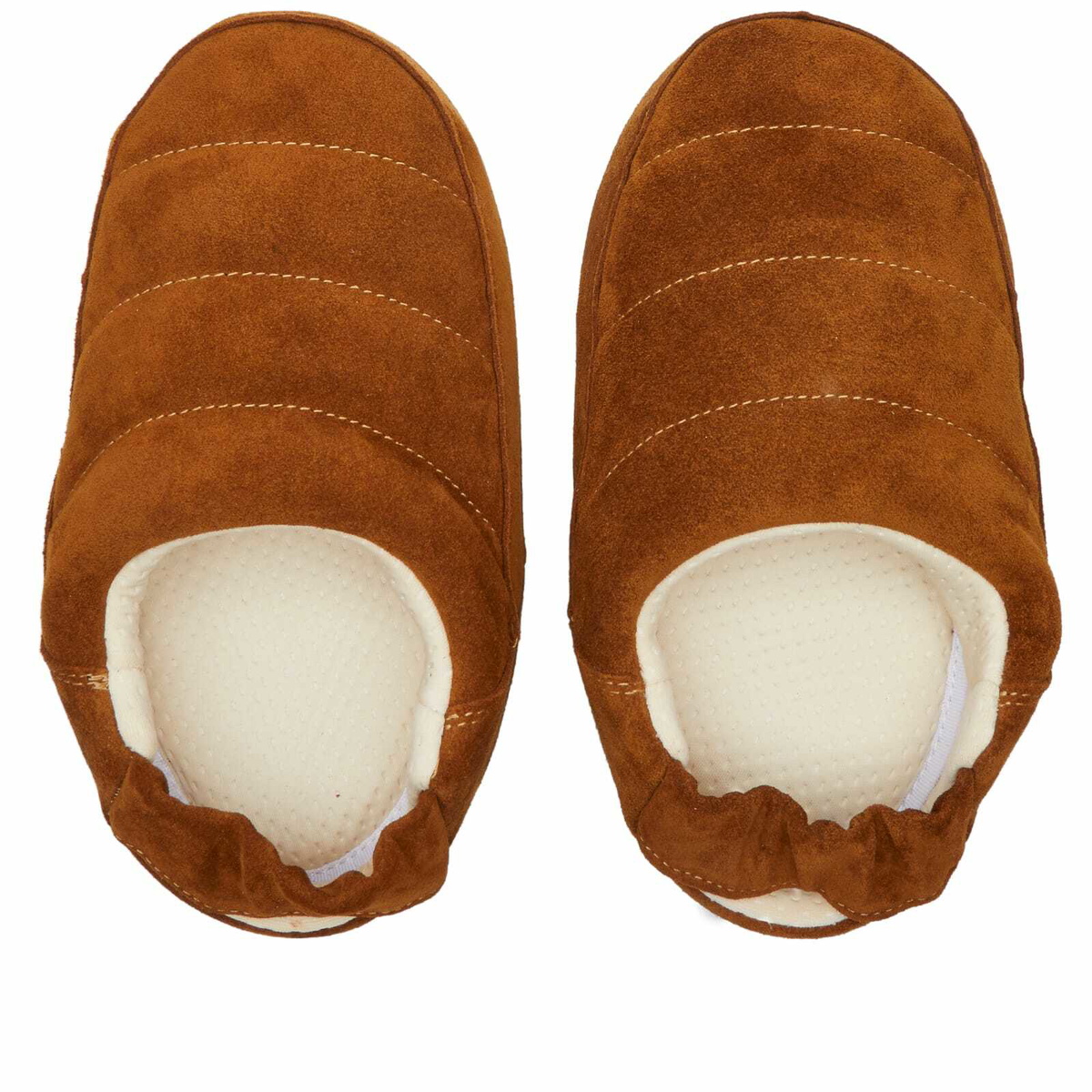 Moon Boot Women's Sandal Band Suede Shoes in Cognac