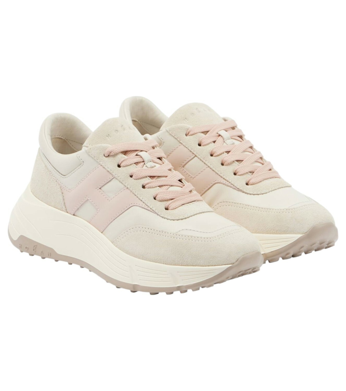 Hogan H669 suede and leather sneakers Hogan