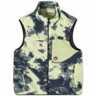 Hikerdelic Men's Acid Rain Fleece Gilet in Lumiere
