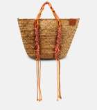 Zimmermann Large macramé-trimmed basket bag