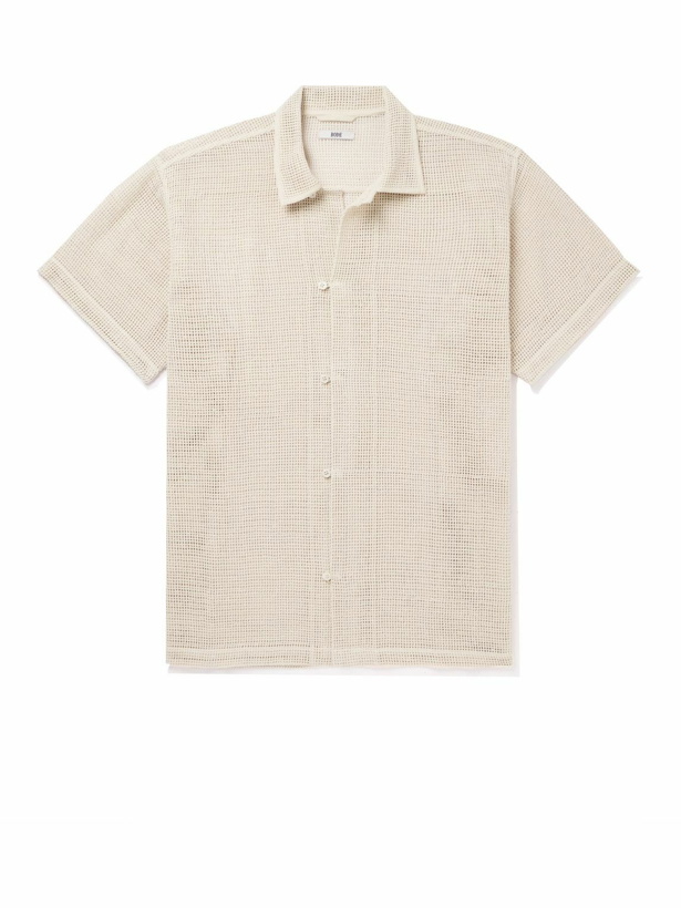 Photo: BODE - Macramé Cotton Shirt - Neutrals