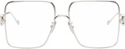 LOEWE Silver Square Glasses