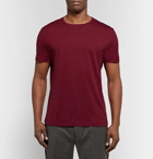 Loro Piana - Slim-Fit Silk and Cotton-Blend Jersey T-Shirt - Men - Red