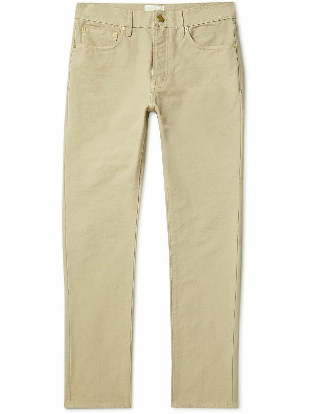 Photo: Sid Mashburn - Slim-Fit Garment-Dyed Cotton-Canvas Trousers - Neutrals