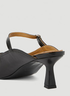 Reike Nen Pointed Mary Jane Kitten Heel Mules
