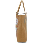 Lanvin Beige and Yellow Shopping Tote