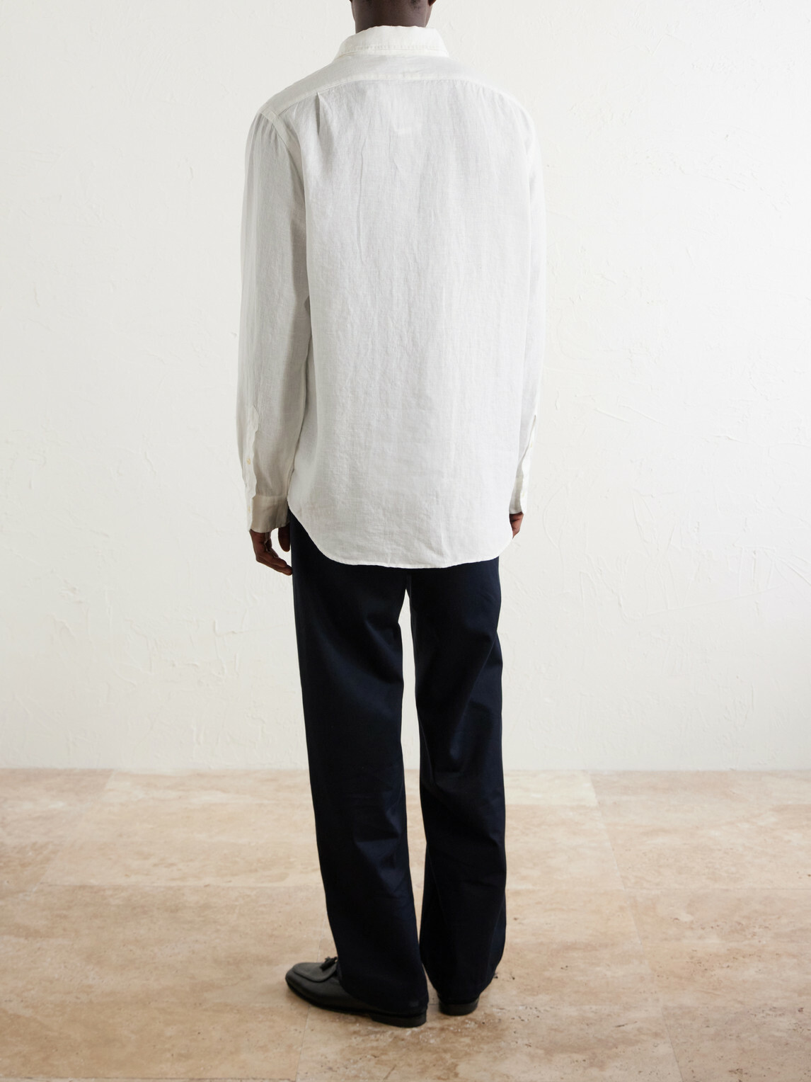 Polo Ralph Lauren - Wimbledon Logo-Embroidered Linen Shirt - White