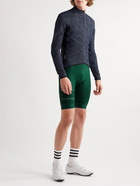 Café du Cycliste - Adèle Mesh-Panelled Jersey Cycling Bib Shorts - Green