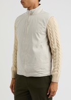 Aurélien Resort Reversible Shell Gilet Cream