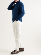 Massimo Alba - Waffle-Knit Wool Rollneck Sweater - Blue