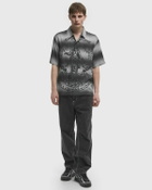 Pleasures X Iuter GIOVANNI BUTTON UP silver Mens Shortsleefe
