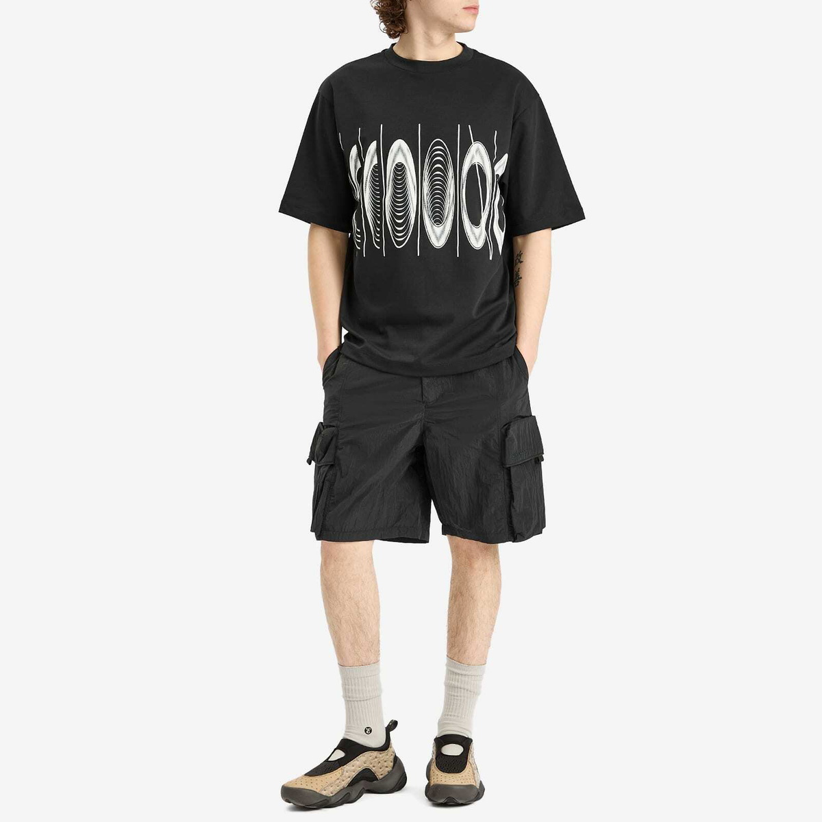 Oakley Men's Reserve Cargo Shorts in Blackout