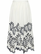 ULLA JOHNSON Annisa Embroidered Long Skirt