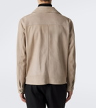 Lardini Suede blouson jacket