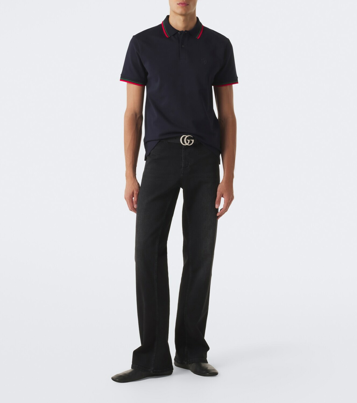Gucci Cotton-blend piqué polo shirt