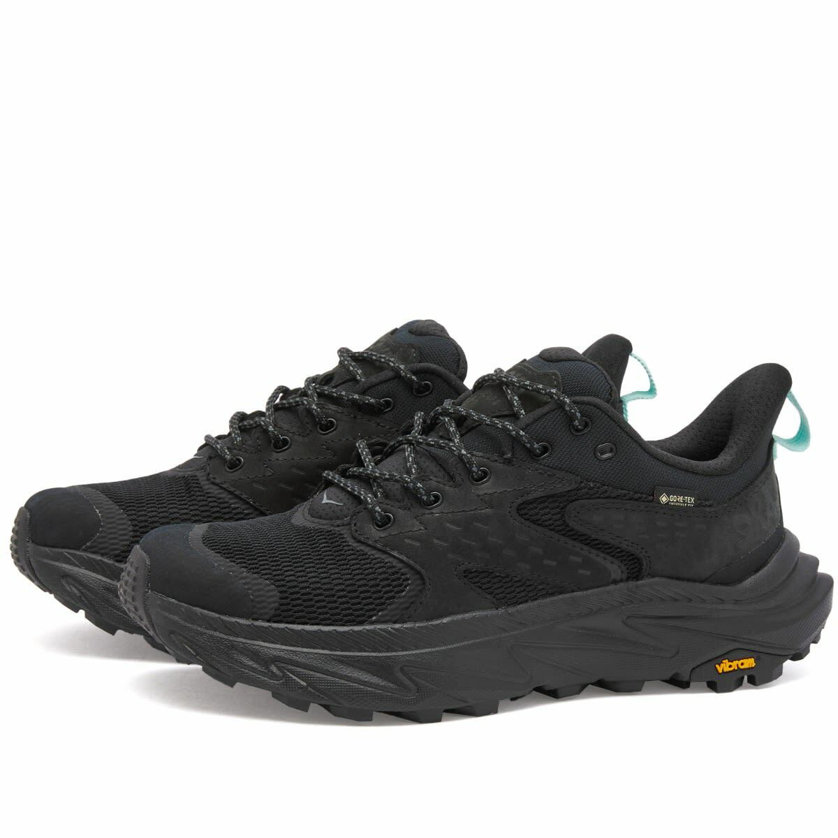 Hoka One One Women's Anacapa 2 Low GTX Sneakers in Black/Black