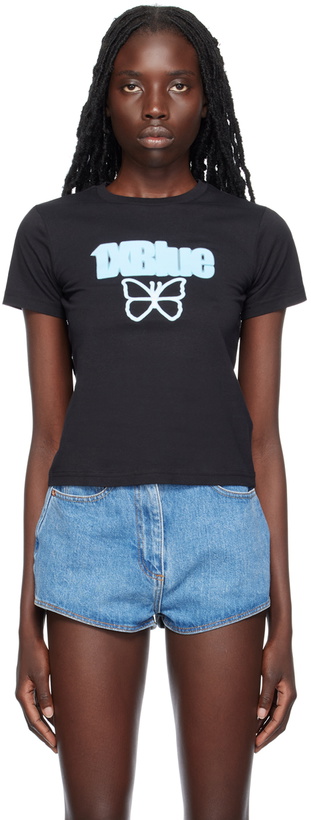 Photo: 1XBLUE SSENSE Exclusive Black Butterfly T-Shirt