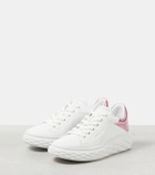 Jimmy Choo Diamond Maxi/F II leather sneakers