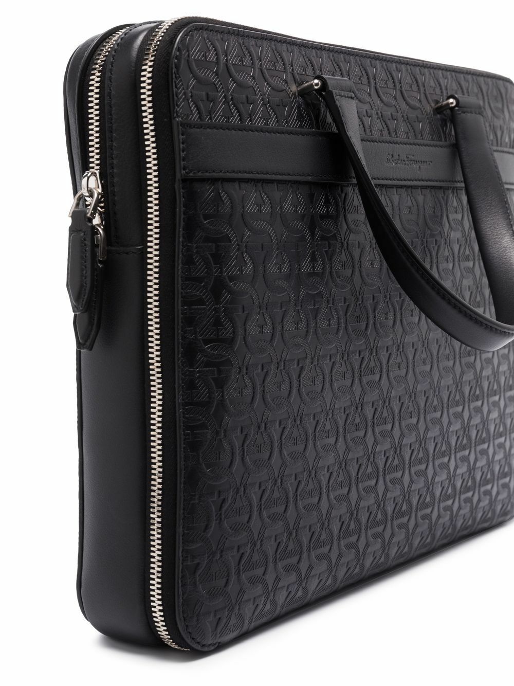 FERRAGAMO Leather Briefcase Salvatore Ferragamo