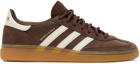 Sporty & Rich Brown & White adidas Originals Edition Handball Spezial Sneakers