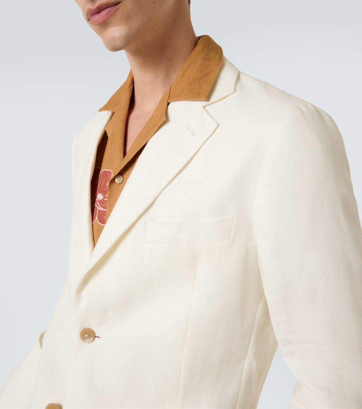 Frescobol Carioca Paulo linen blazer