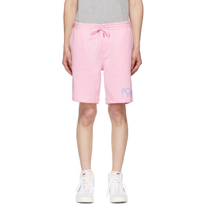 Photo: Polo Ralph Lauren Pink Fleece Logo Shorts