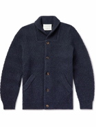 A Kind Of Guise - Caribou Ribbed Wool Cardigan - Blue