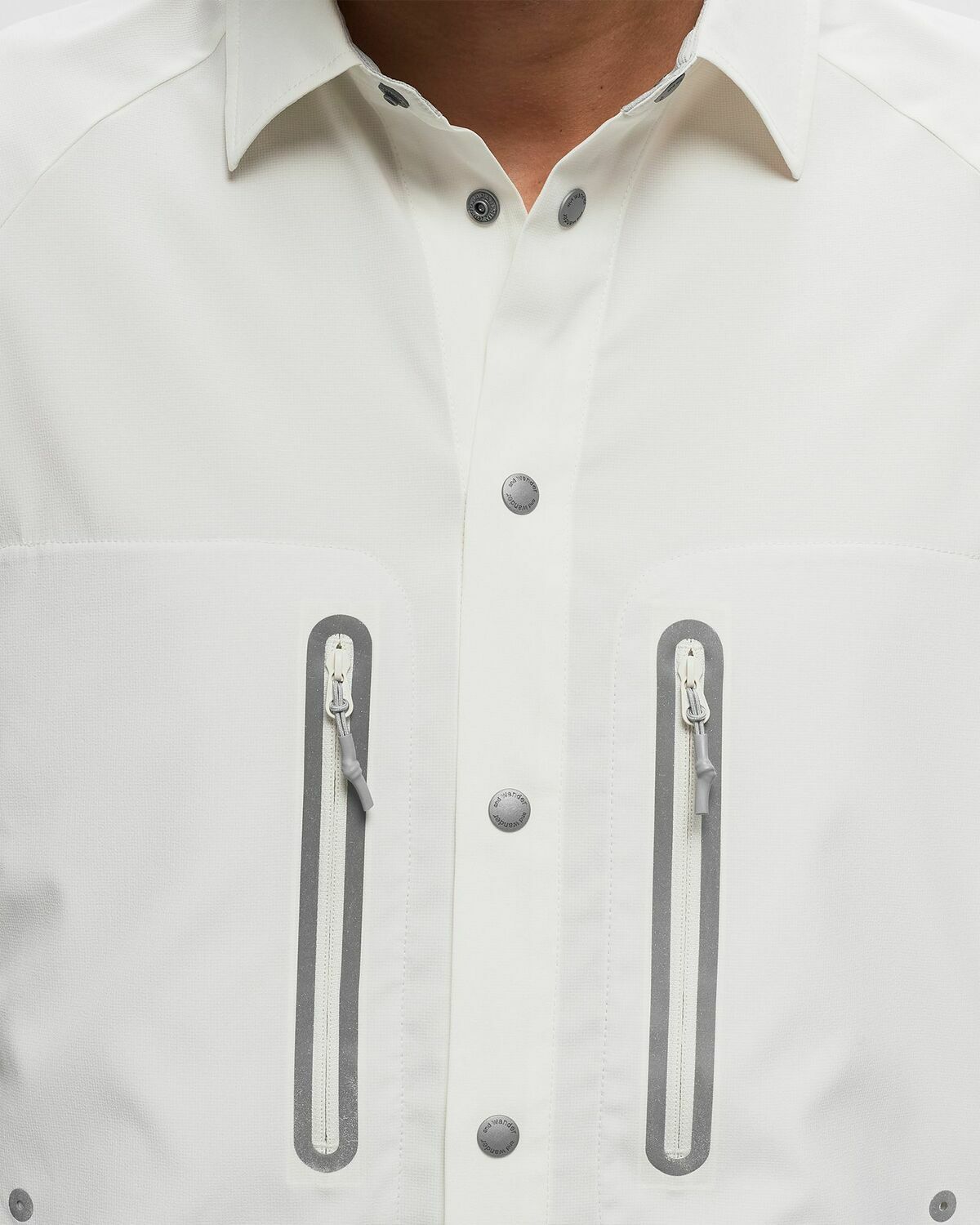 And Wander Tech Ss Shirt White Shortsleeves and Wander