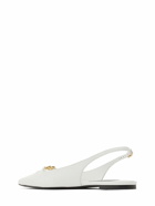 DOLCE & GABBANA 5mm Lollo Leather Slingback Flats