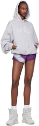 ERL Purple Polyester Shorts
