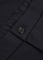 Raith Tapered-leg Woven Trousers Navy
