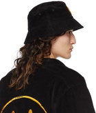 drew house SSENSE Exclusive Black Painted Mascot Bucket Hat