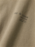 Rag & Bone - 425 Damon Logo-Print Cotton-Jersey Sweatshirt - Neutrals