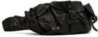 YOHJI YAMAMOTO Black Japan Shoulder 3Pin Body Belt Bag