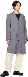 T/SEHNE SSENSE Exclusive Gray Splatter Coat