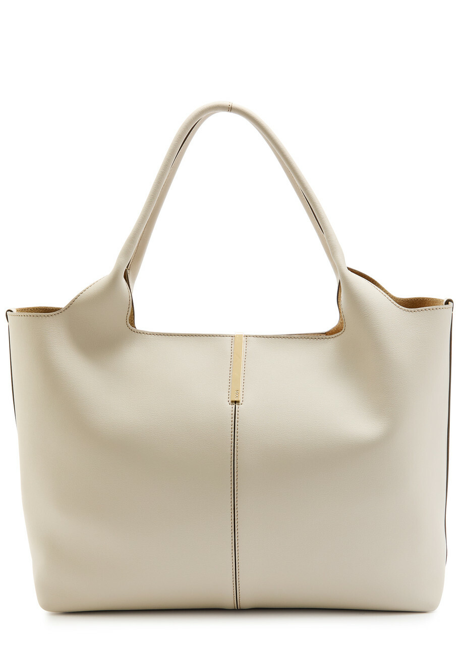 Tods Small Leather Tote bag - Ivory - One Size