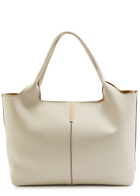 Tods Small Leather Tote bag - Ivory - One Size