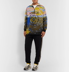 Loewe - Eye/LOEWE/Nature Intarsia Stretch Wool-Blend Half-Zip Sweater - Multi