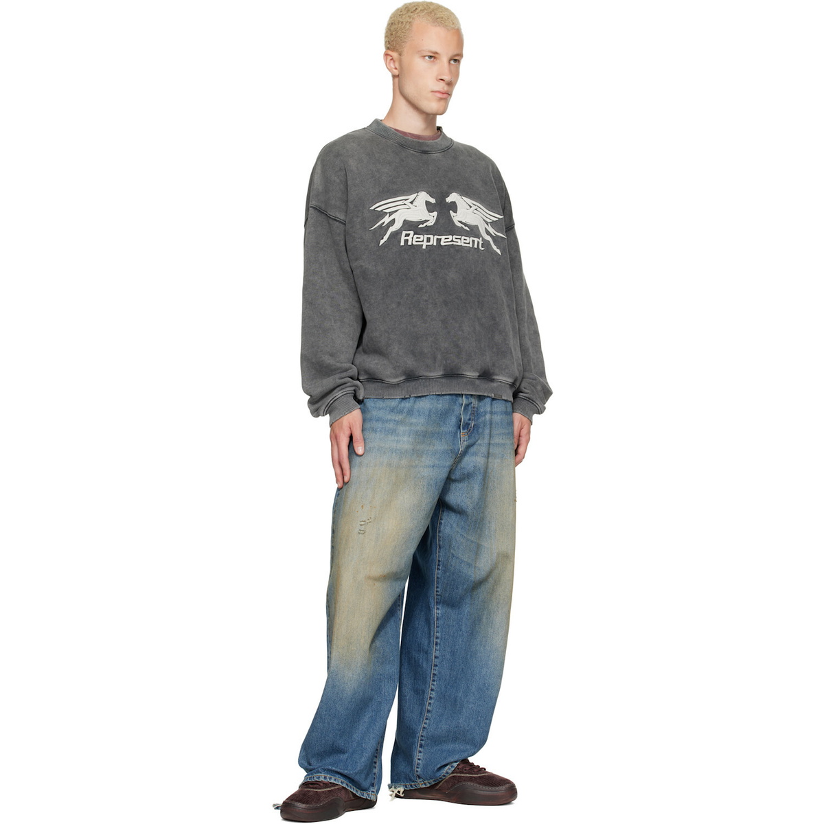Represent Gray Pegasus Sweatshirt